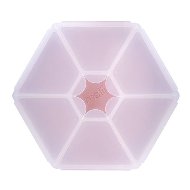 Melii Luxe Hexagon Snackle Box - Pink