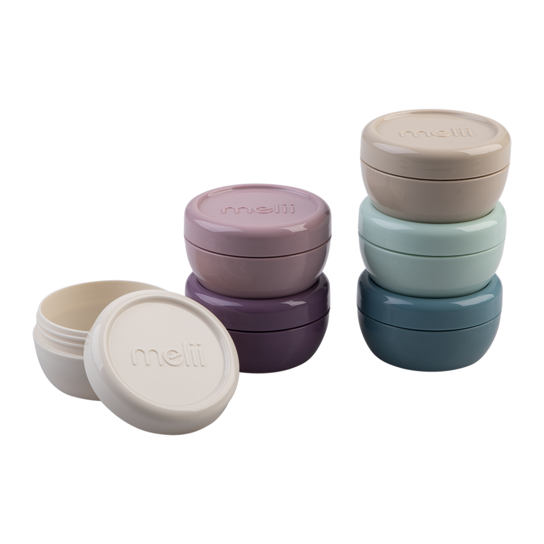 Melii Luxe Leakproof Condiment Containers - Set of 6