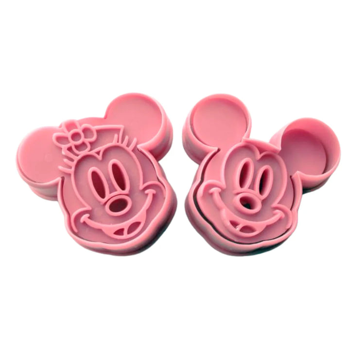 Mum Made Yum Cookie Mould Cutter Set - Minnie & Mickey