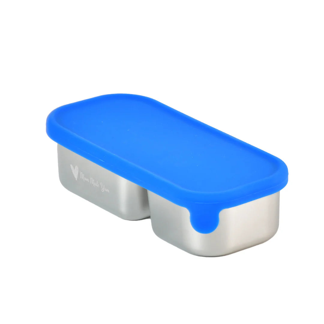 Mighty Mini Stainless Steel Dip Containers - Blue