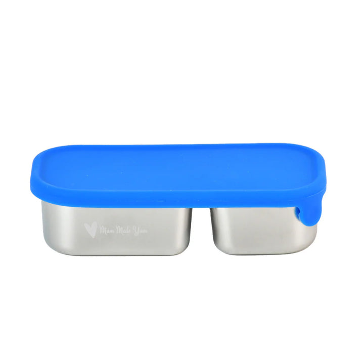 Mighty Mini Stainless Steel Dip Containers - Blue