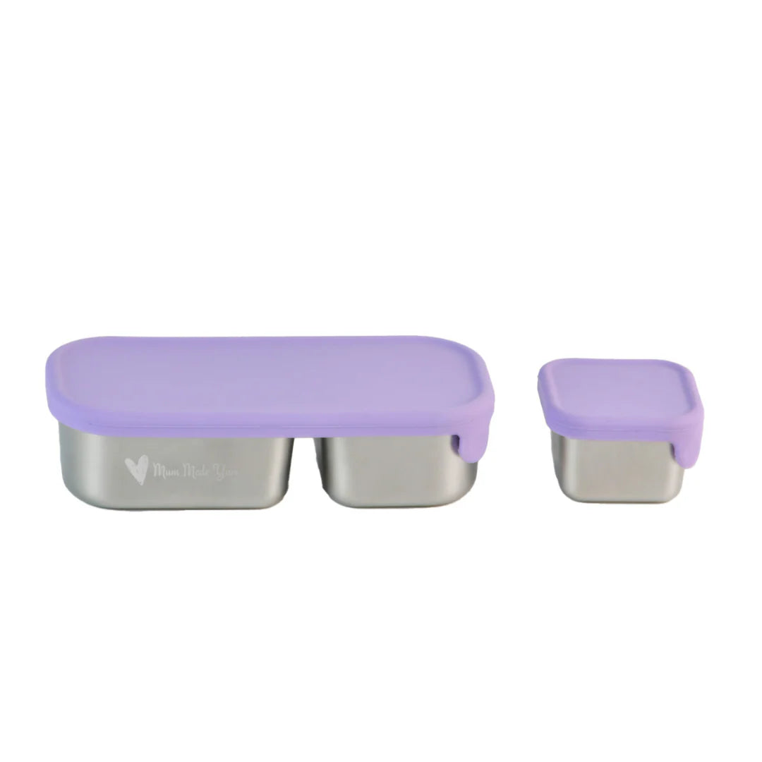 Mighty Mini Stainless Steel Dip Containers - Purple
