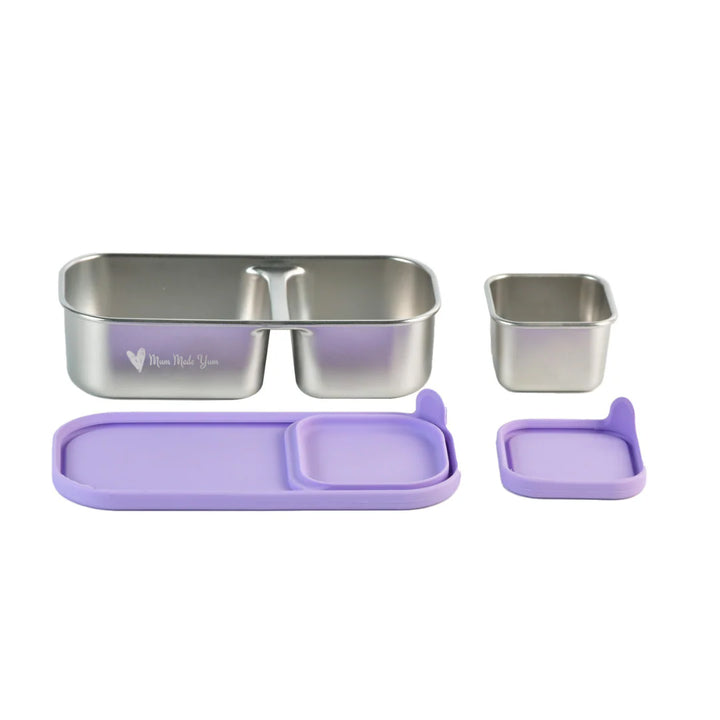 Mighty Mini Stainless Steel Dip Containers - Purple