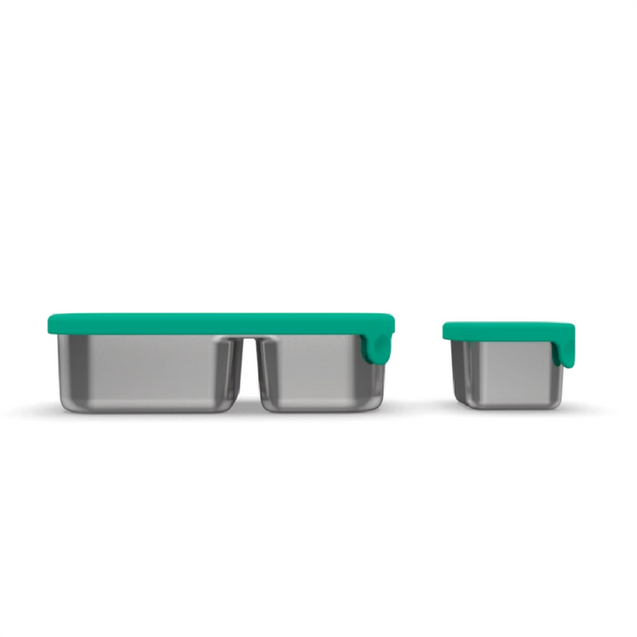 Mighty Mini Stainless Steel Dip Containers - Green