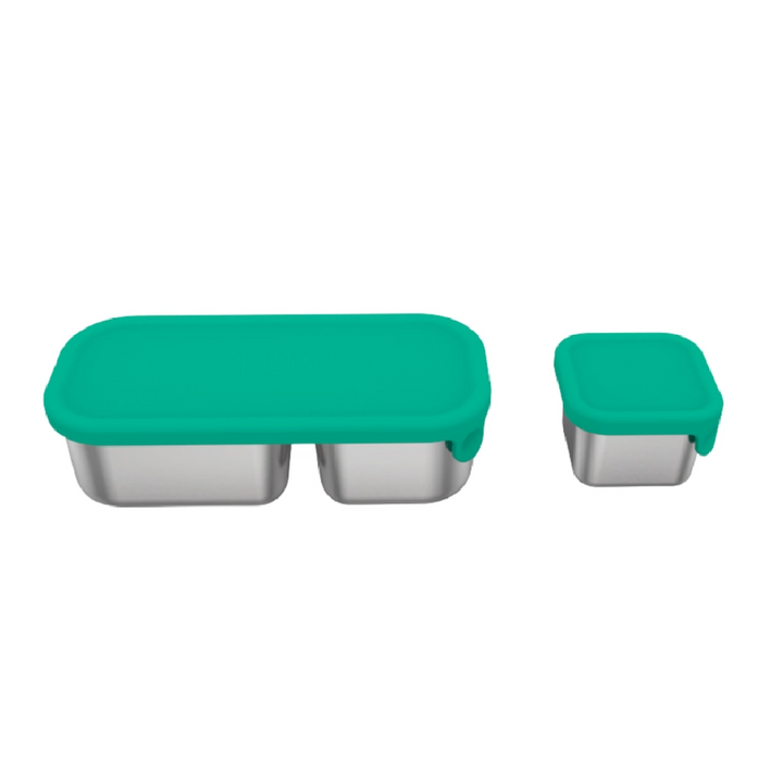 Mighty Mini Stainless Steel Dip Containers - Green