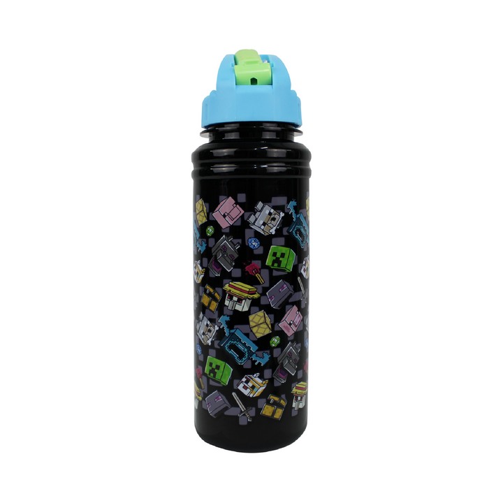 Minecraft Soft Spout Drink Bottle - Black