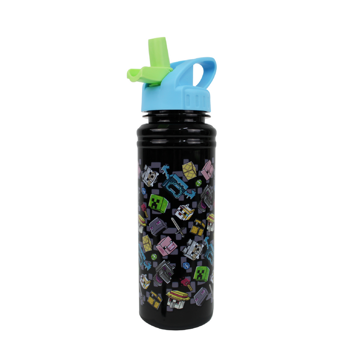 Minecraft Soft Spout Drink Bottle - Black