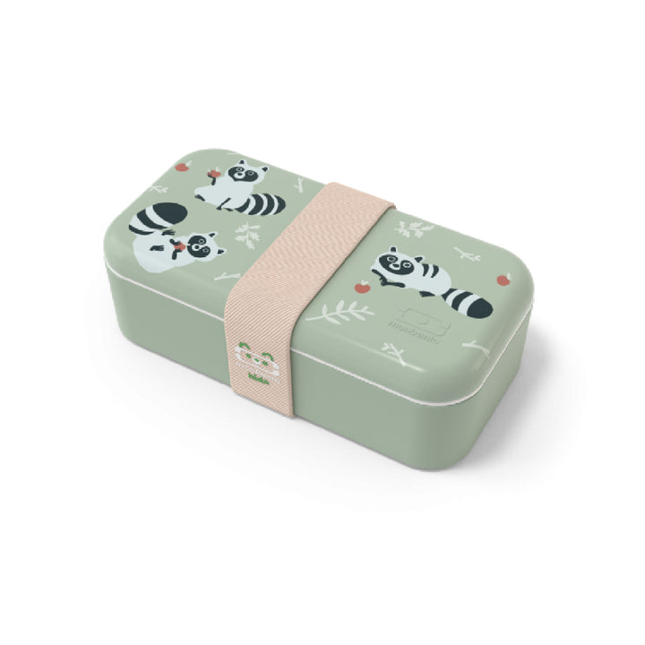 Monbento Microwavable Kids Foodie - Green Raccoon