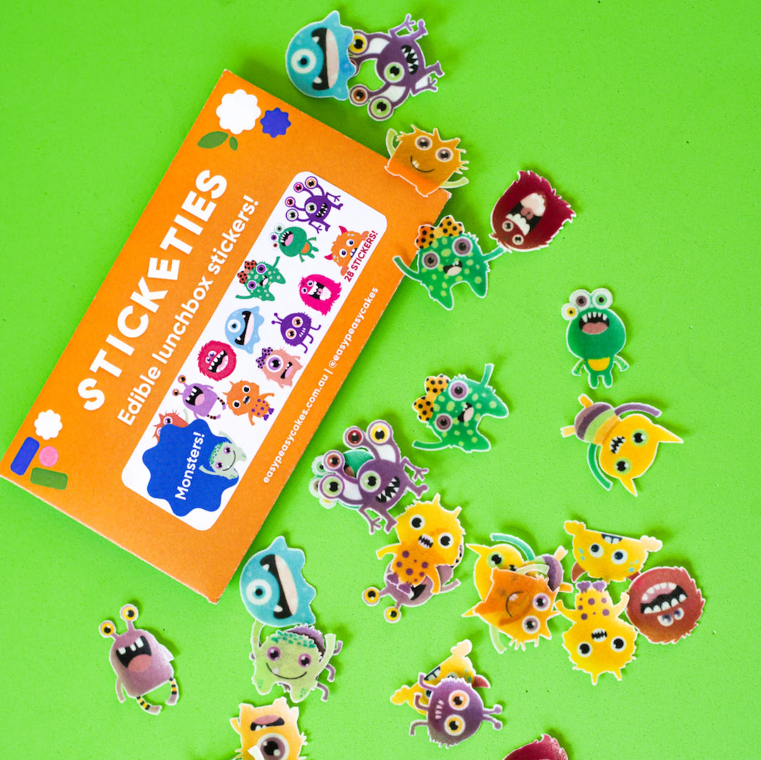 Sticketies Edible Lunchbox Stickers - Monsterific