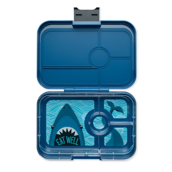 Yumbox Tapas Lunch Box 4 - Monte Carlo Blue - Shark