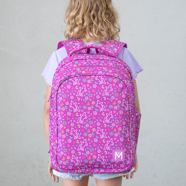 MontiiCo Backpack - JUNIOR - Unicorn Magic PURPLE