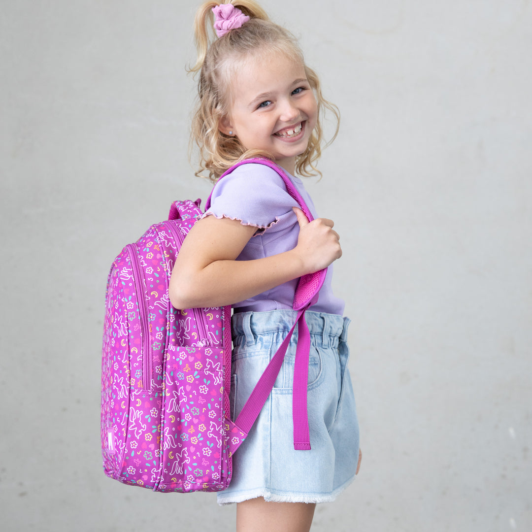 MontiiCo Backpack - JUNIOR - Unicorn Magic PURPLE