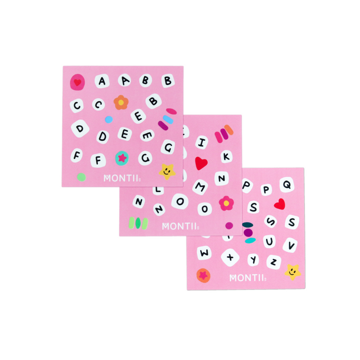 MontiiCo Two Snack Box - Floss - Bonus Letter Stickers