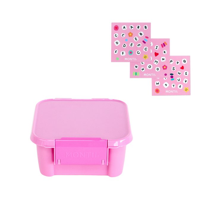 MontiiCo Two Snack Box - Floss - Bonus Letter Stickers