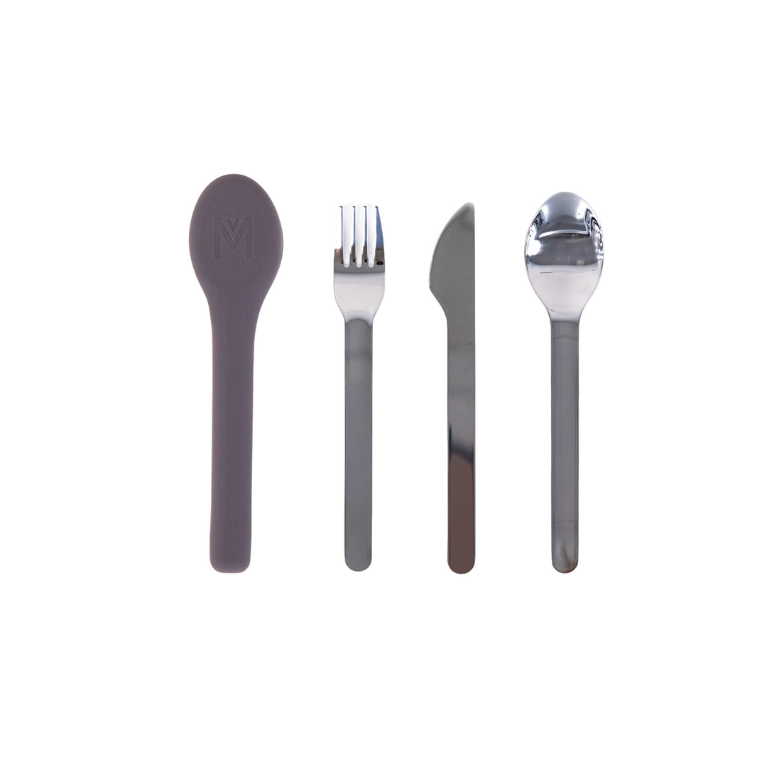 MontiiCo Stainless Cutlery Set - Ash