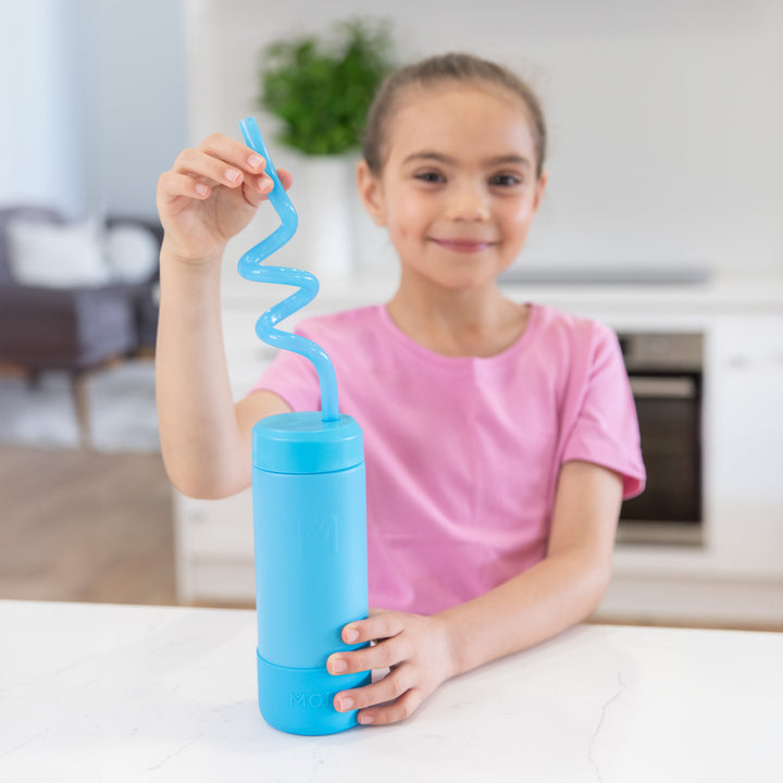 MontiiCo Twirly Straw - Blue