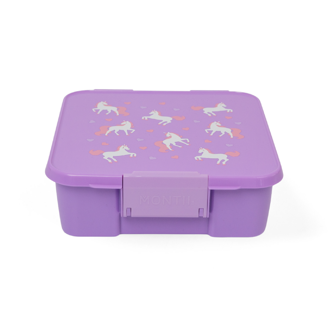 MontiiCo Bento Five Lunch Box - Unicorn