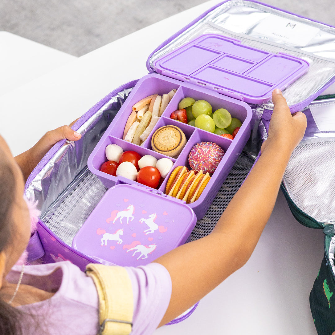 MontiiCo Bento Five Lunch Box - Unicorn