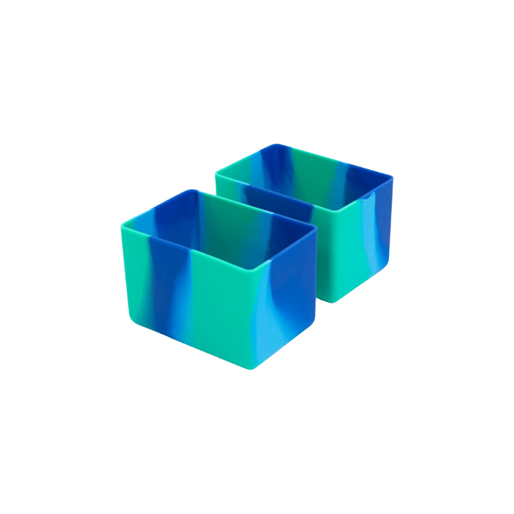 MontiiCo Feast Bento Cups - 2pk - Coastal Marble