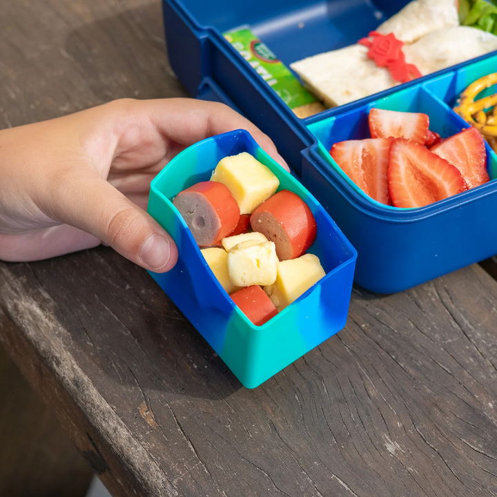 MontiiCo Feast Bento Cups - 2pk - Coastal Marble