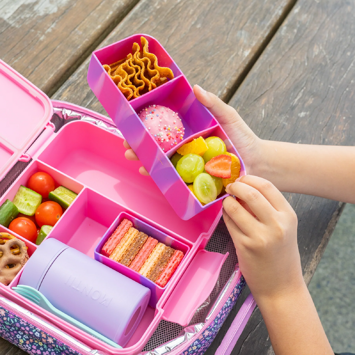 MontiiCo Feast Bento Tray - Dusk Marble