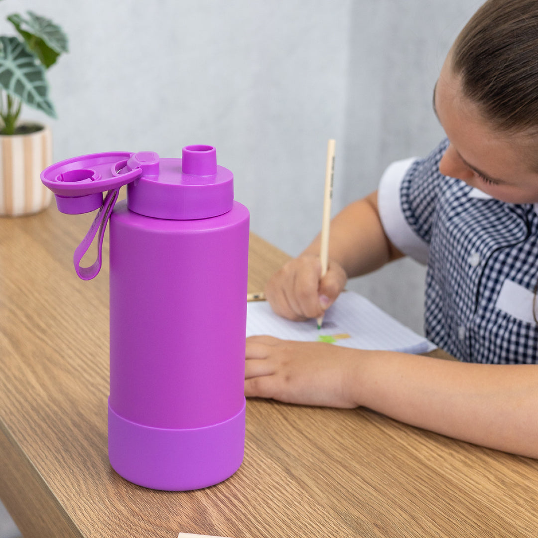 PRE ORDER - MontiiCo Fusion Complete 1 Litre Screw Top Bottle - Fuchsia