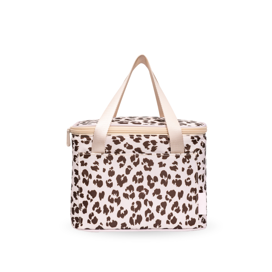 PRE-ORDER MontiiCo Insulated Cooler Bag - Cream Leopard