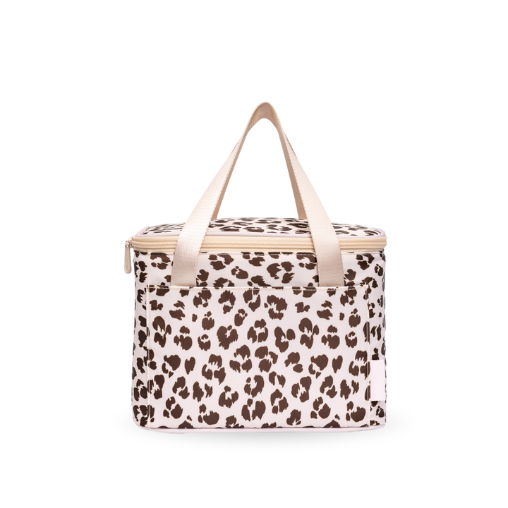 PRE-ORDER MontiiCo Insulated Cooler Bag - Cream Leopard
