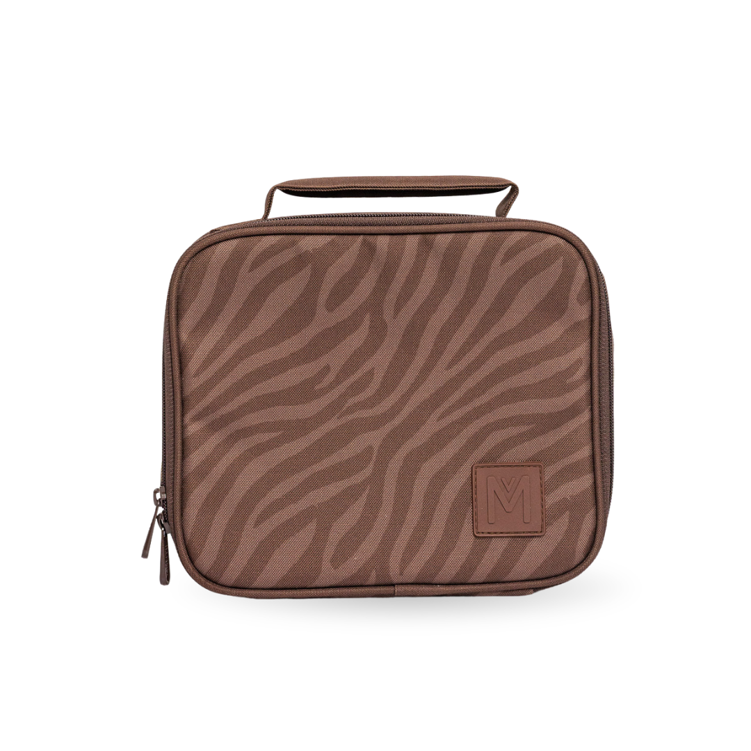 MontiiCo Insulated Medium Lunch Bag - Zebra