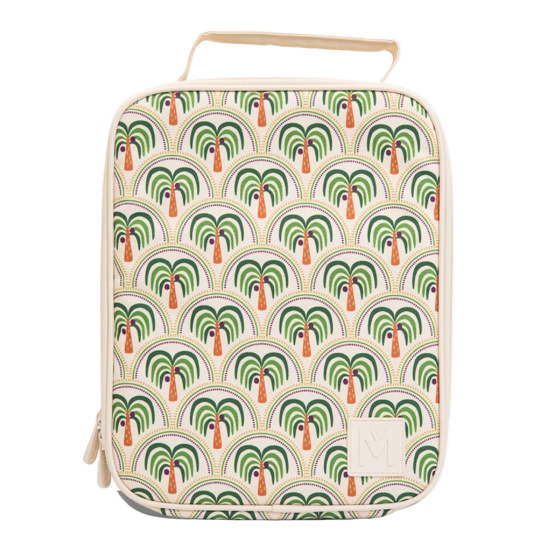 MontiiCo Large Lunch Bag & Sipper Bottle Bundle - Coconut Palms