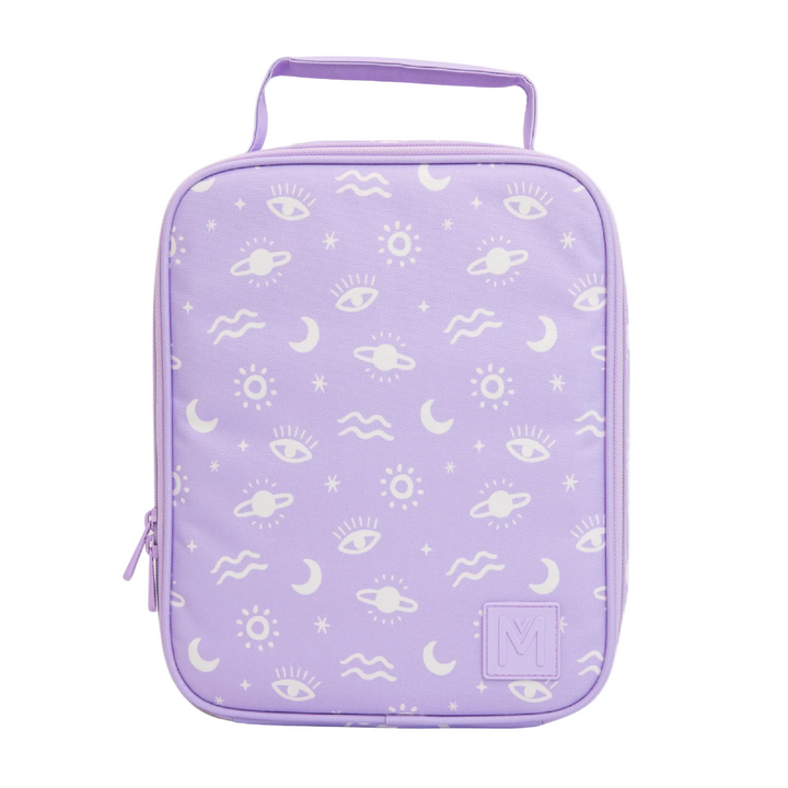 MontiiCo Large Insulated Lunch Bag & Ice Pack - Cosmic Bloom