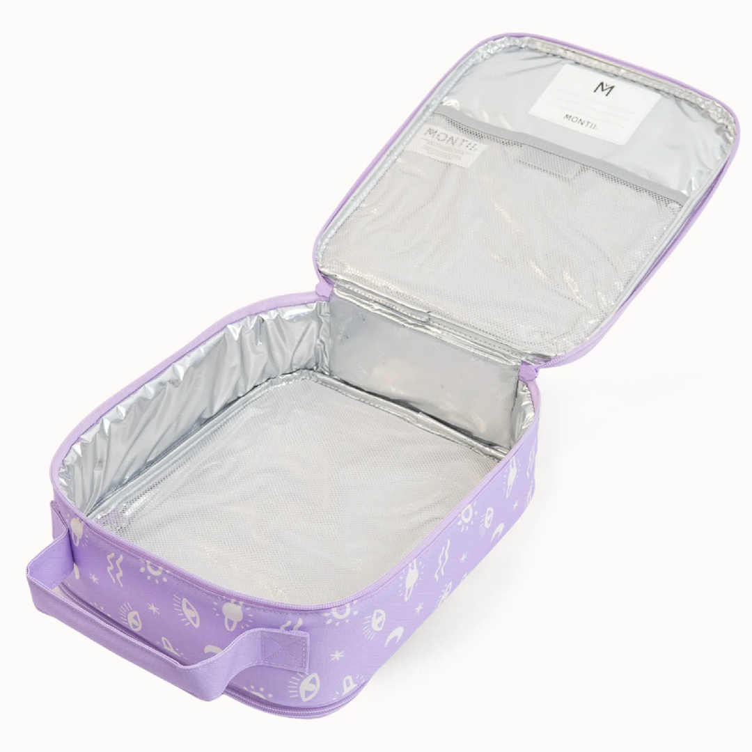 MontiiCo Large Insulated Lunch Bag & Ice Pack - Cosmic Bloom