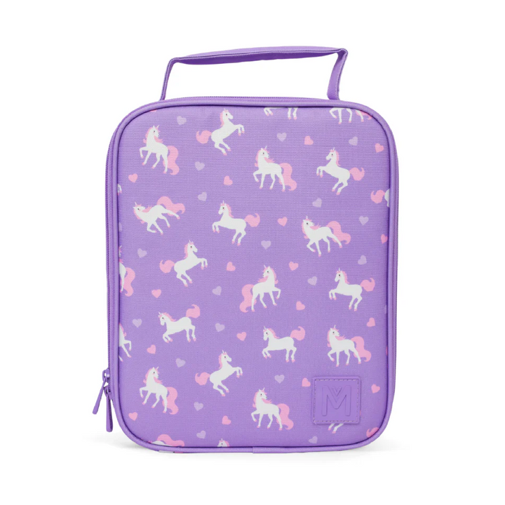 MontiiCo Large Insulated Lunch Bag & Ice Pack - Unicorn