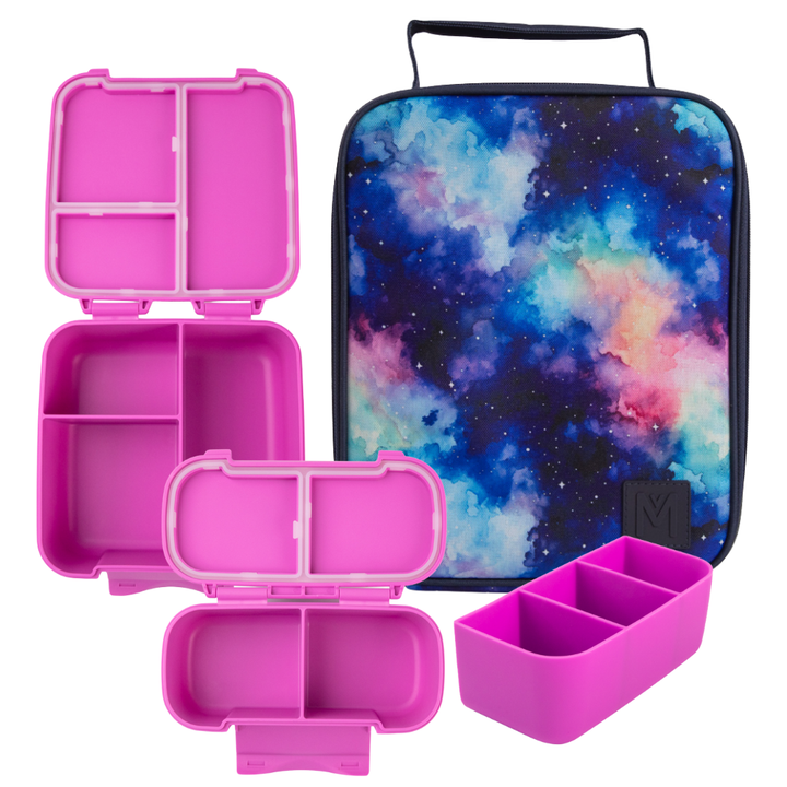 PRE-ORDER - MontiiCo Large Lunch Bundle - Starlight Fuchsia - FREE SHIPPING