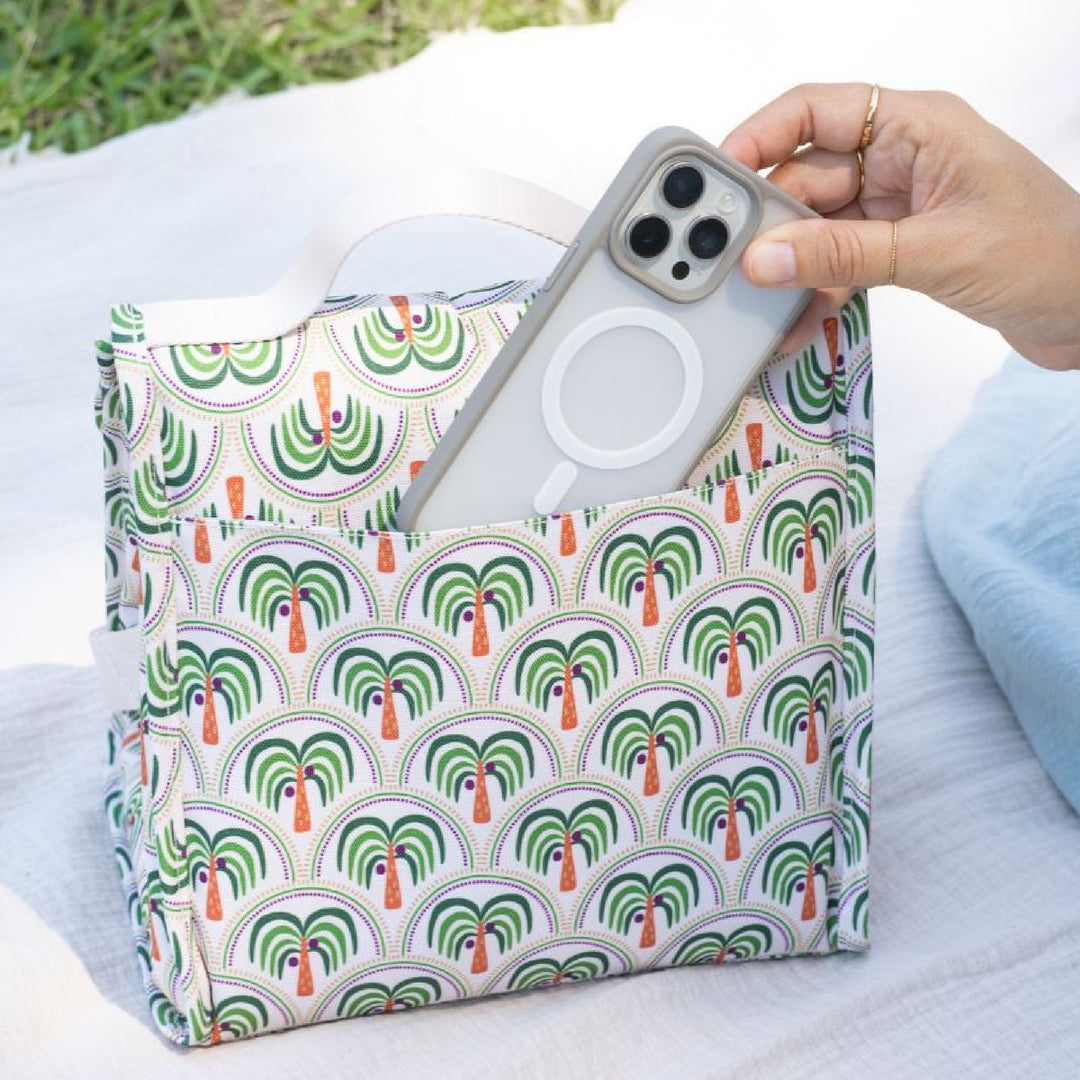 MontiiCo Insulated Lunch Carrier - Coconut Palms