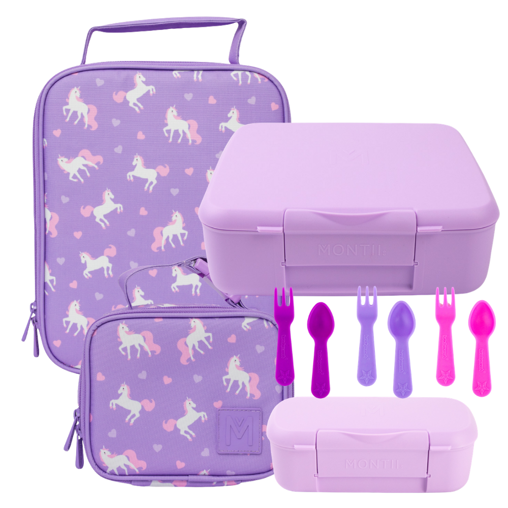 MontiiCo Lunch + Snack Bundle - Unicorn