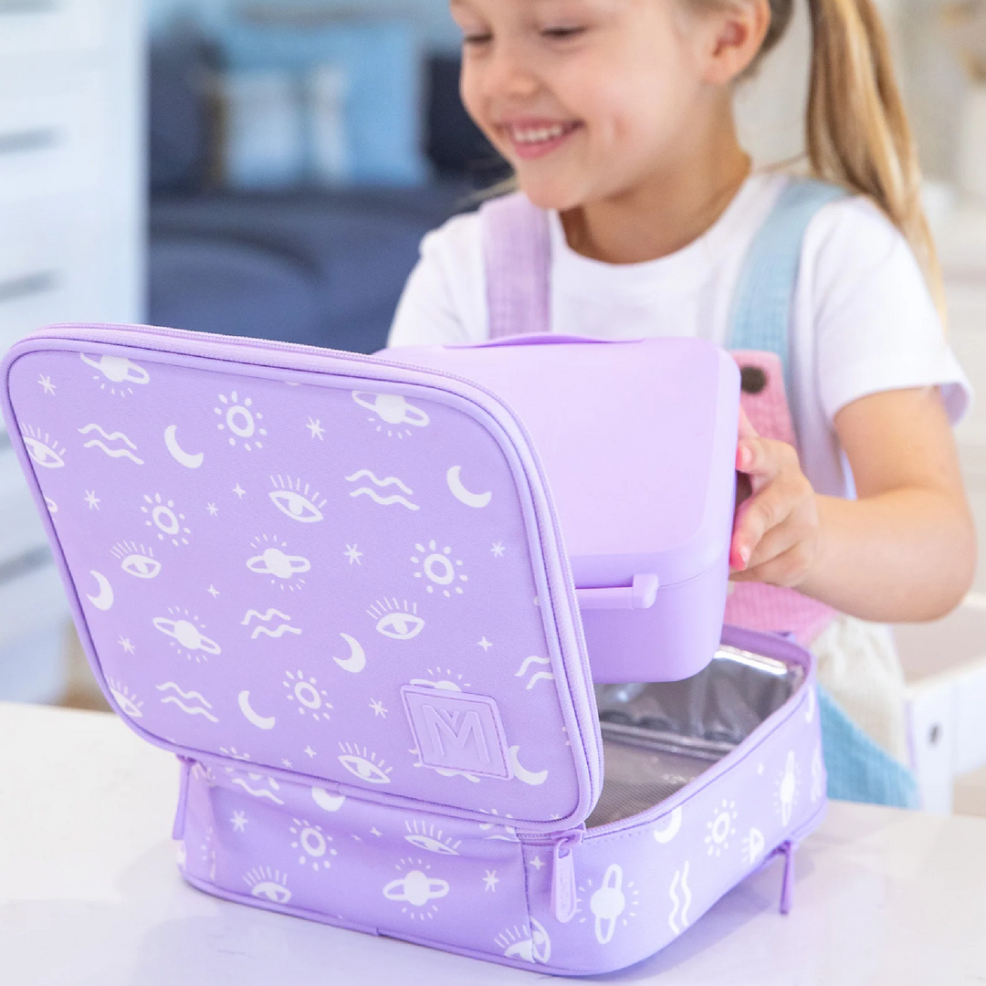 MontiiCo Insulated Medium Lunch Bag - Cosmic Bloom