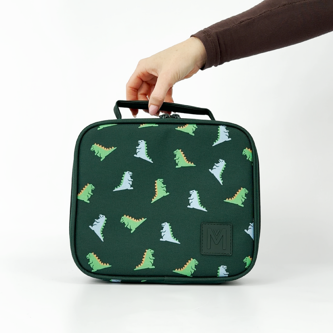 MontiiCo Insulated Medium Lunch Bag - Dinosaur