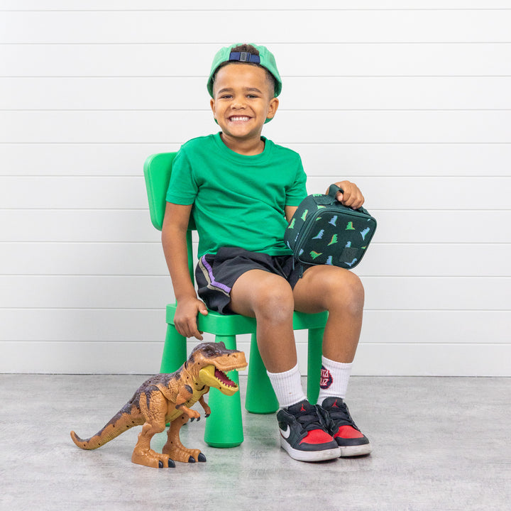 MontiiCo Mini Insulated Lunch Bag & Ice Pack - Dinosaur