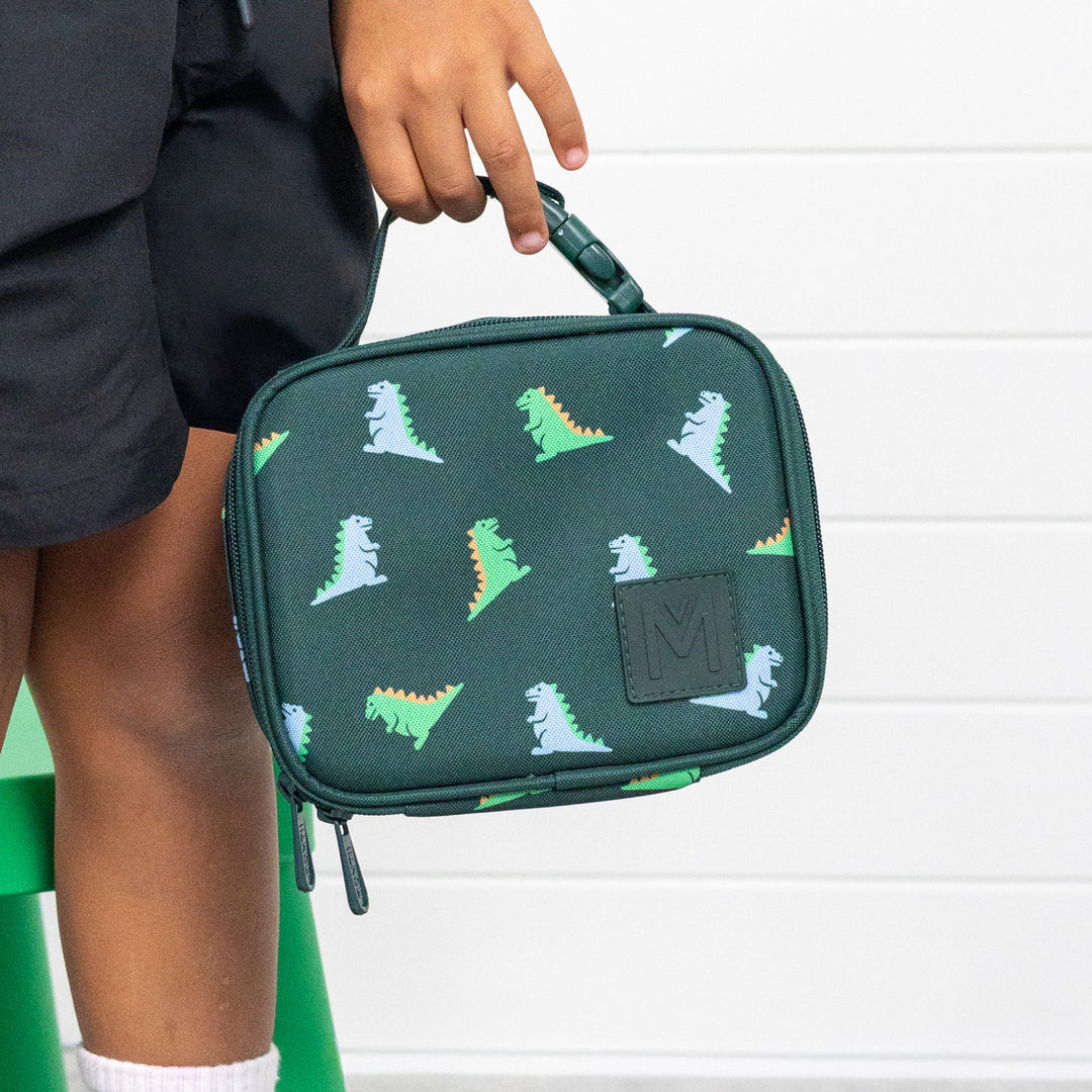 MontiiCo Mini Insulated Lunch Bag & Ice Pack - Dinosaur