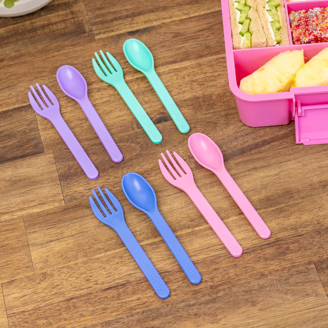 MontiiCo Out & About Cutlery Set - Pastel