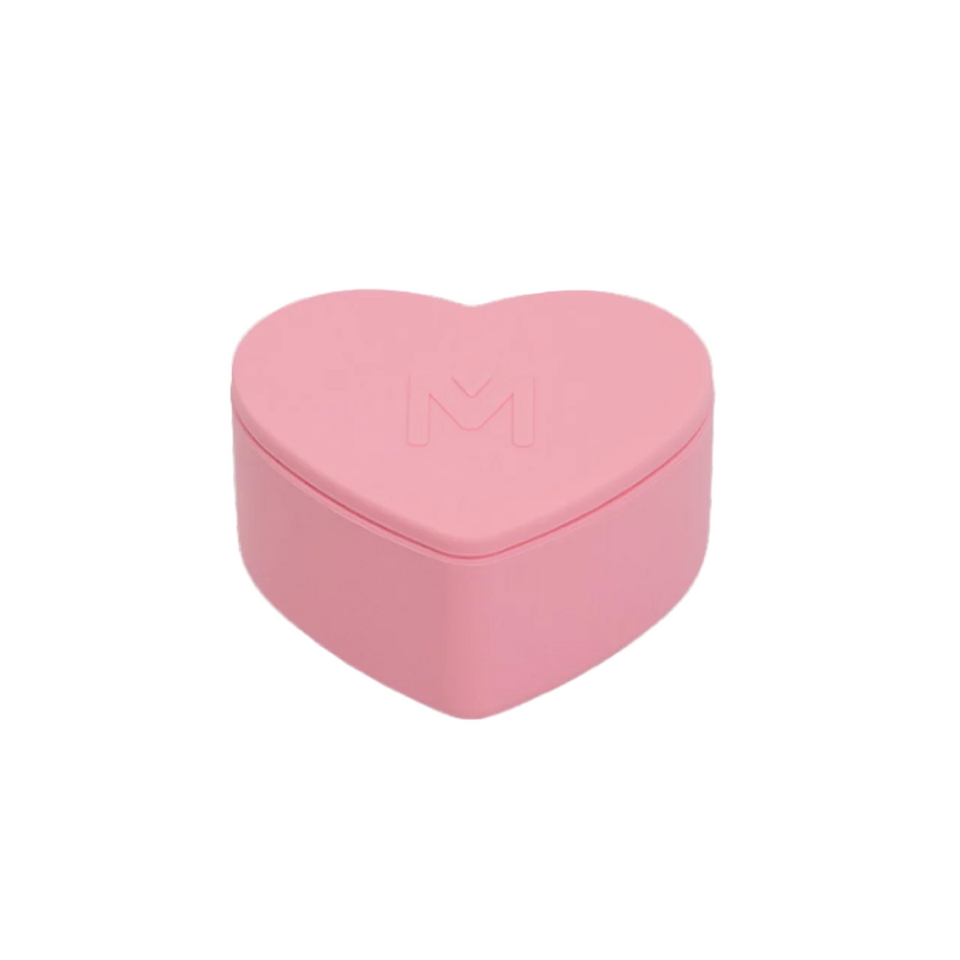 MontiiCo Silicone Heart Tub - Bubblegum
