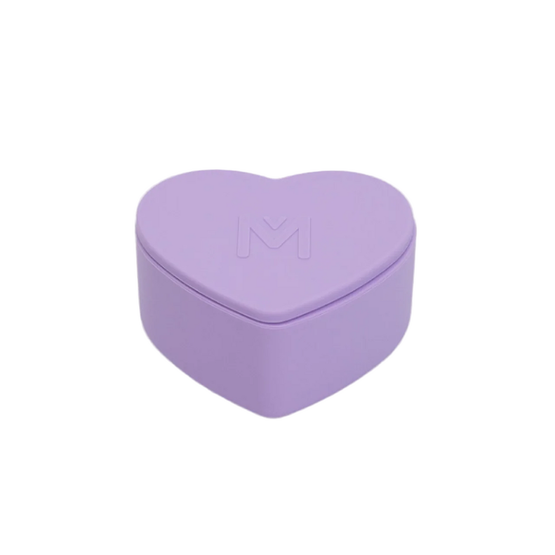 MontiiCo Silicone Heart Tub - Lilac