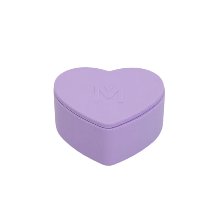 MontiiCo Silicone Heart Tub - Lilac