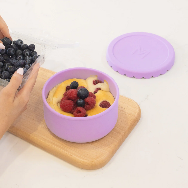 MontiiCo Silicone Scallop Bowl - Lilac