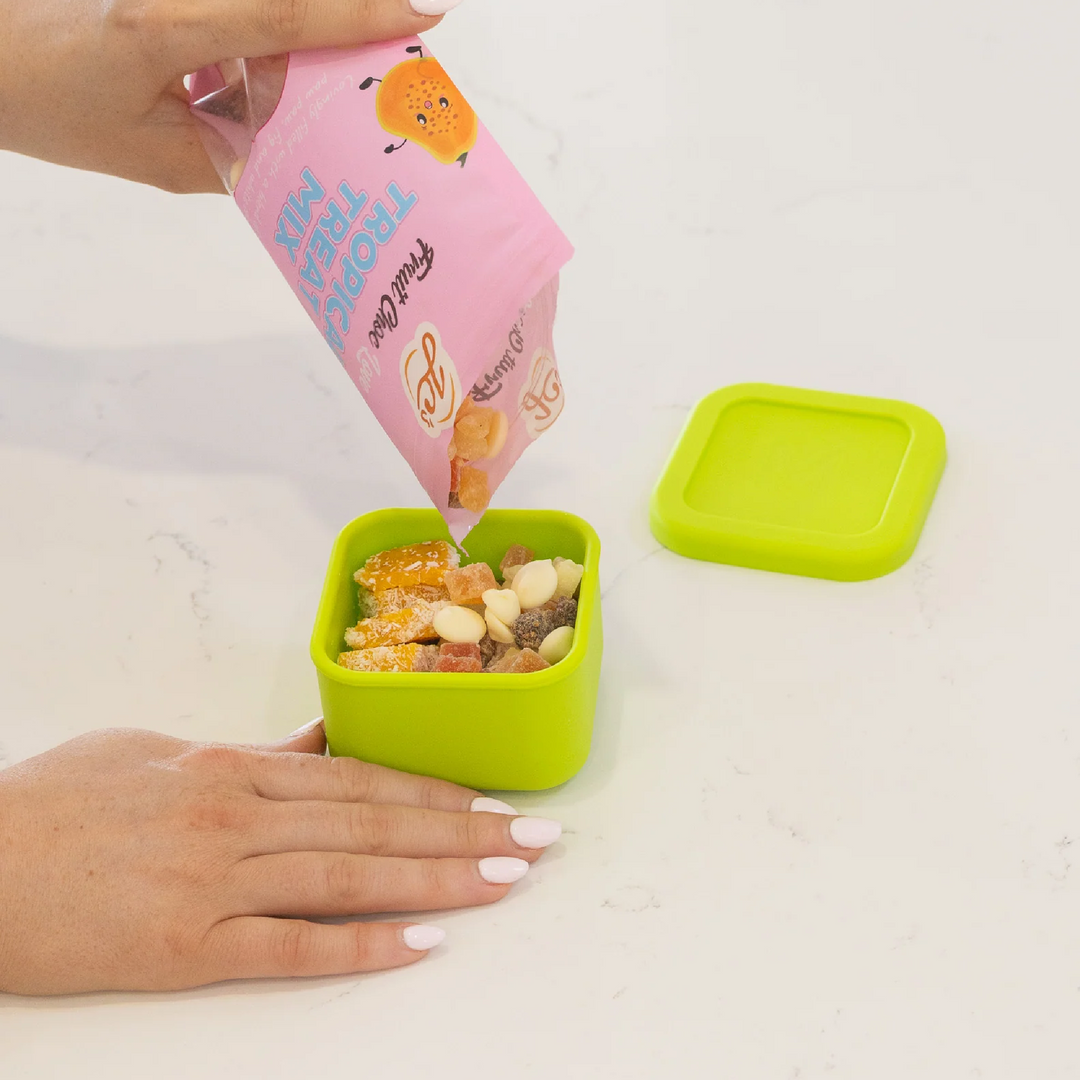 MontiiCo Silicone Snack Tub - Matcha