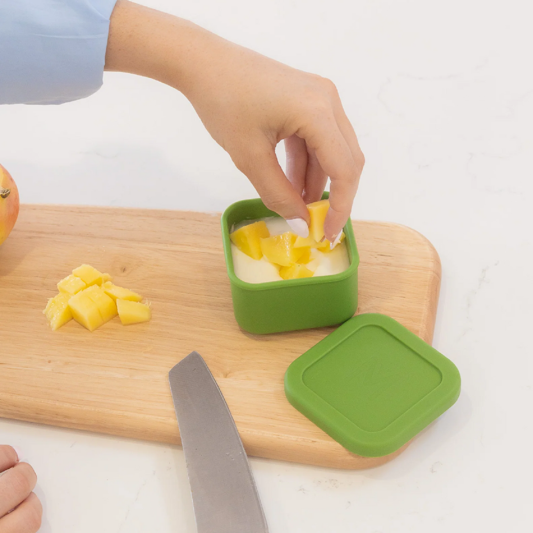 MontiiCo Silicone Snack Tub - Pickle