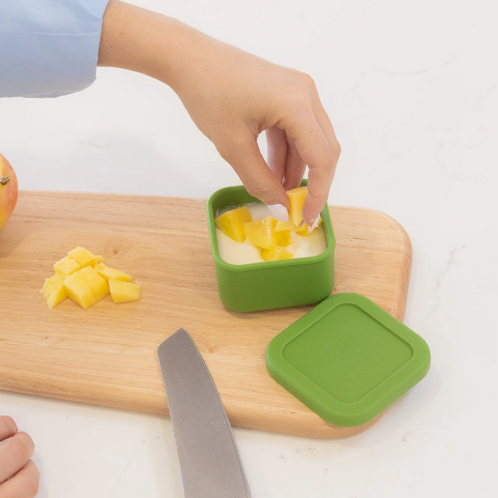 MontiiCo Silicone Snack Tub - Pickle