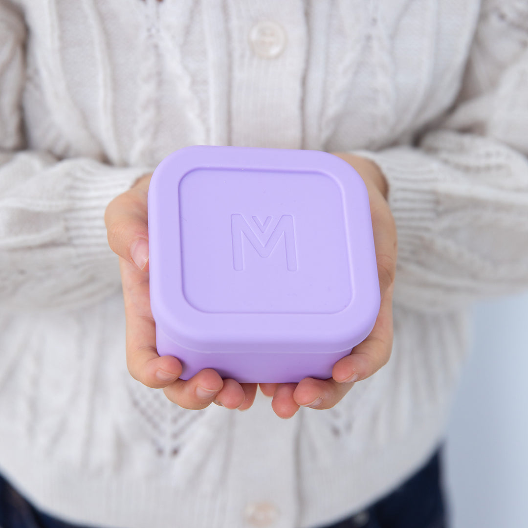 MontiiCo Silicone Snack Tub - Lilac