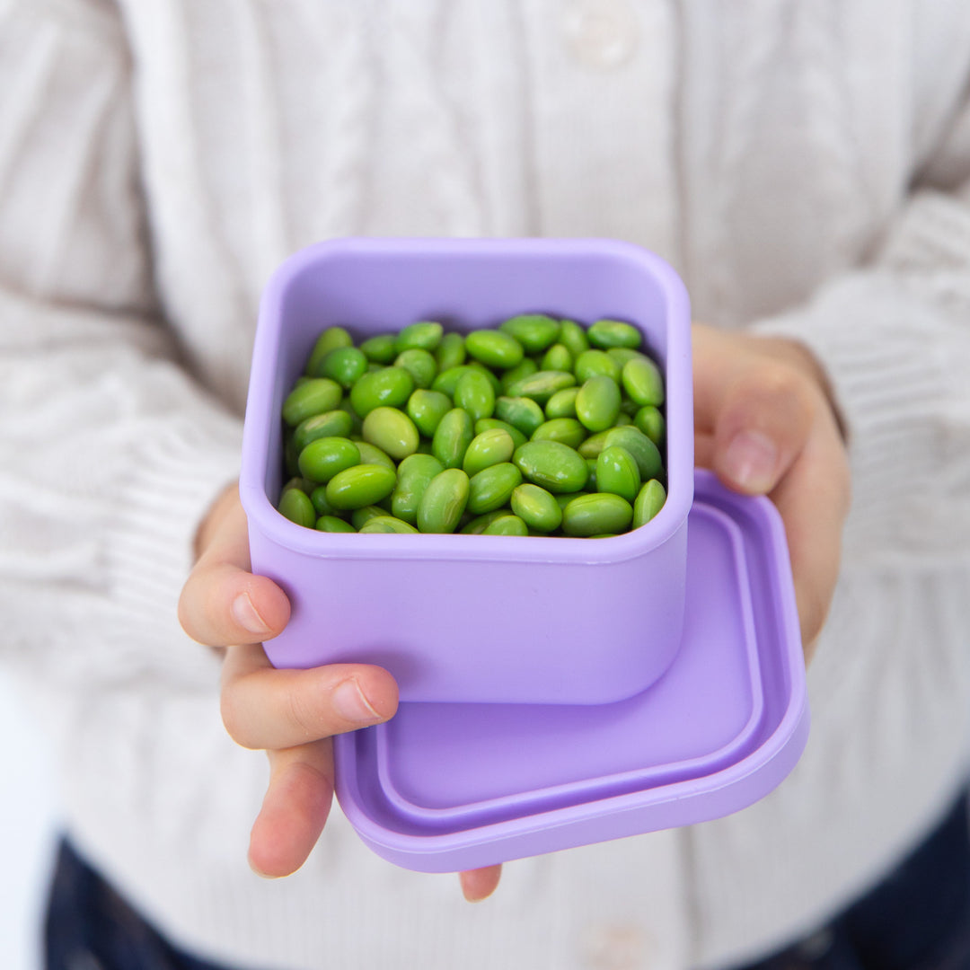 MontiiCo Silicone Snack Tub - Lilac